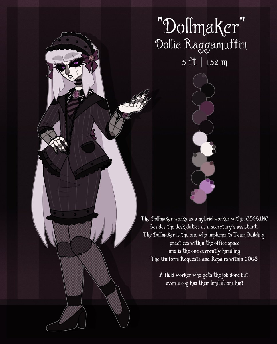 Vampyre_Artz's tweet photo. Reworking some toontown fcs so...first up Dollie!!
#digitalart #illustration #ttcc #toontownoc #toontown #toontowncorprateclash #oc #fc #originalcharacter #fancharacter #cogoc https://t.co/dtvnanXMzF