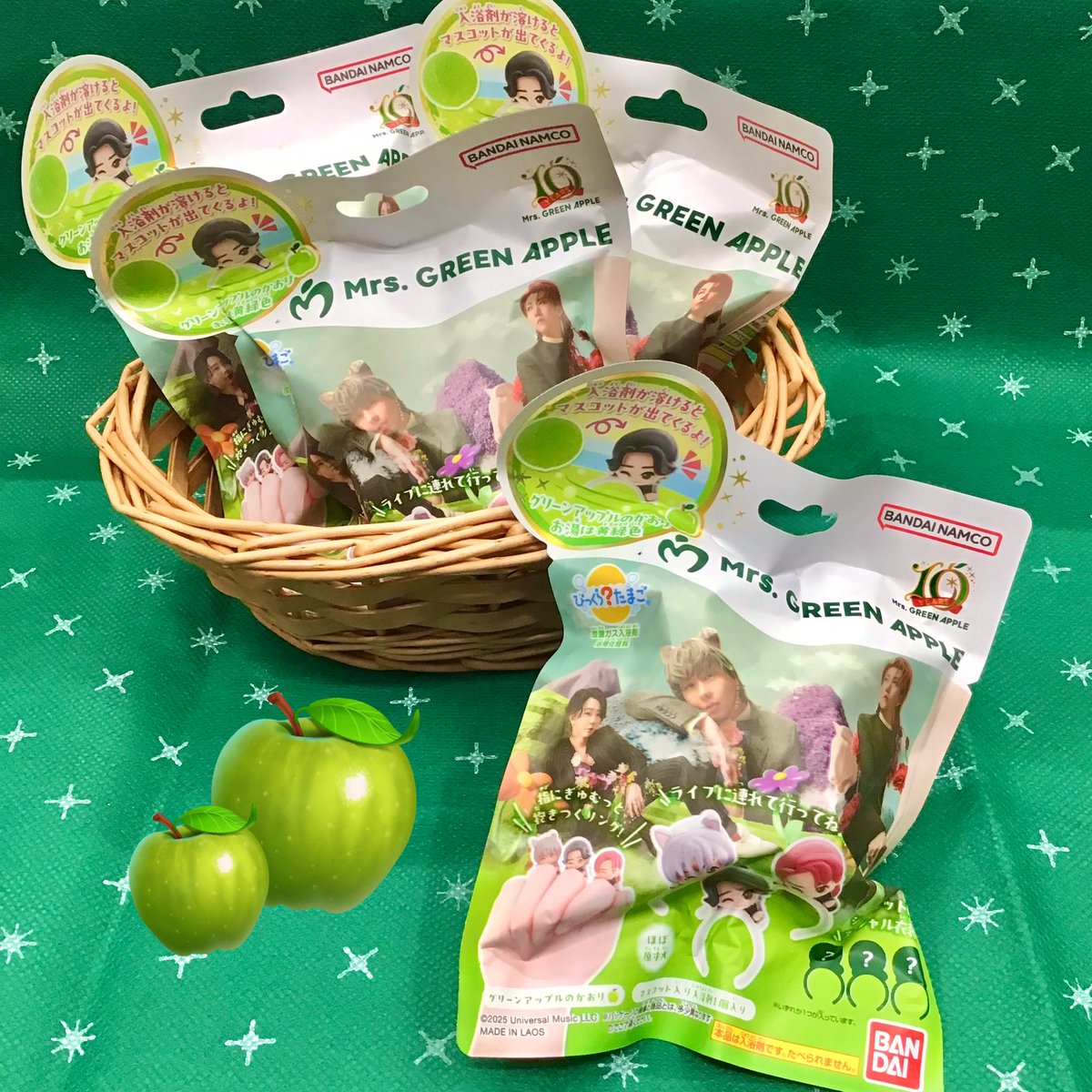 びっくらたまご　Mrs.GREEN APPLE 8個セット　入浴剤　ミセス びっくらたまご Mrs. GREEN APPLE│ライフスタイルバンダイ｜バンダイ