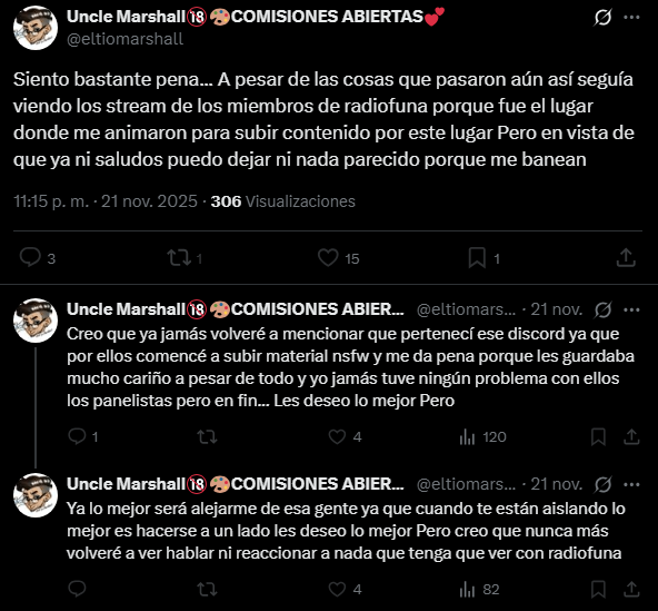 TempheX's tweet photo. Tranqui @eltiomarshall... Mientras no groomees a una menor de nuevo en discord... yo creo que no te pasará lo mismo... https://t.co/QZMxuoMF0t