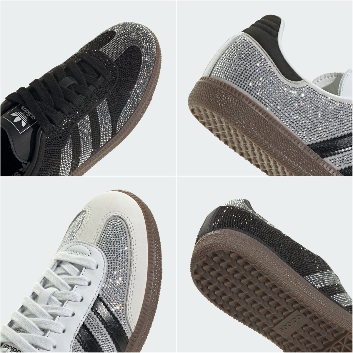 2025年 12/25 発売】 adidas Originals SAMBA OG “Rhinestone/Black 