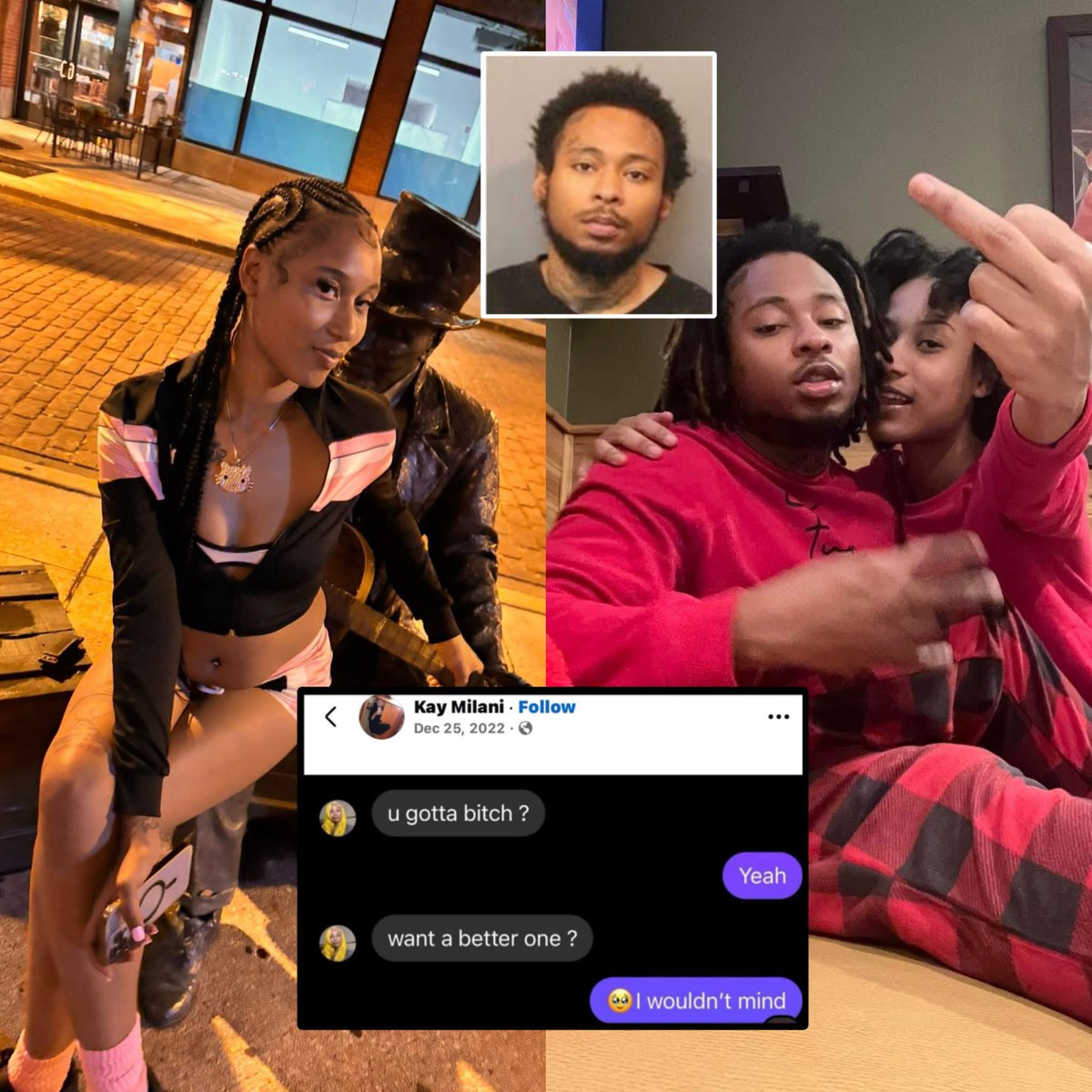 Woman who posted about stealing her boyfriend, Charles LeFlore Franklin, from another woman was reportedly shot and k*lled at close range with a shotgun by him.😳 🕊️ 💔