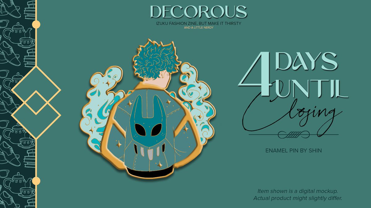 📚4 DAYS LEFT📸

Add some sparkle to your outfit! Grab one of these incredibly chic enamel pins from our shop before time runs out! Leftover sales close on December 1st.

Shop: decorouszine.bigcartel.com

#dkfashionzine💚