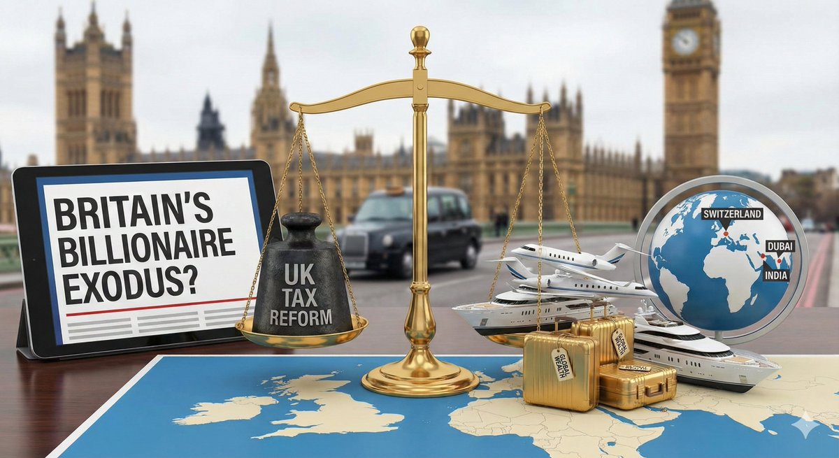 Will Britain’s New Tax Regime Really Drive Out Its Billionaires?

My latest piece delves into Lakshmi Mittal’s dramatic exit from the UK — a move rattling London’s elite and exposing the shockwaves of Britain’s tougher new tax order. Is this the beginning of a billionaire escape?