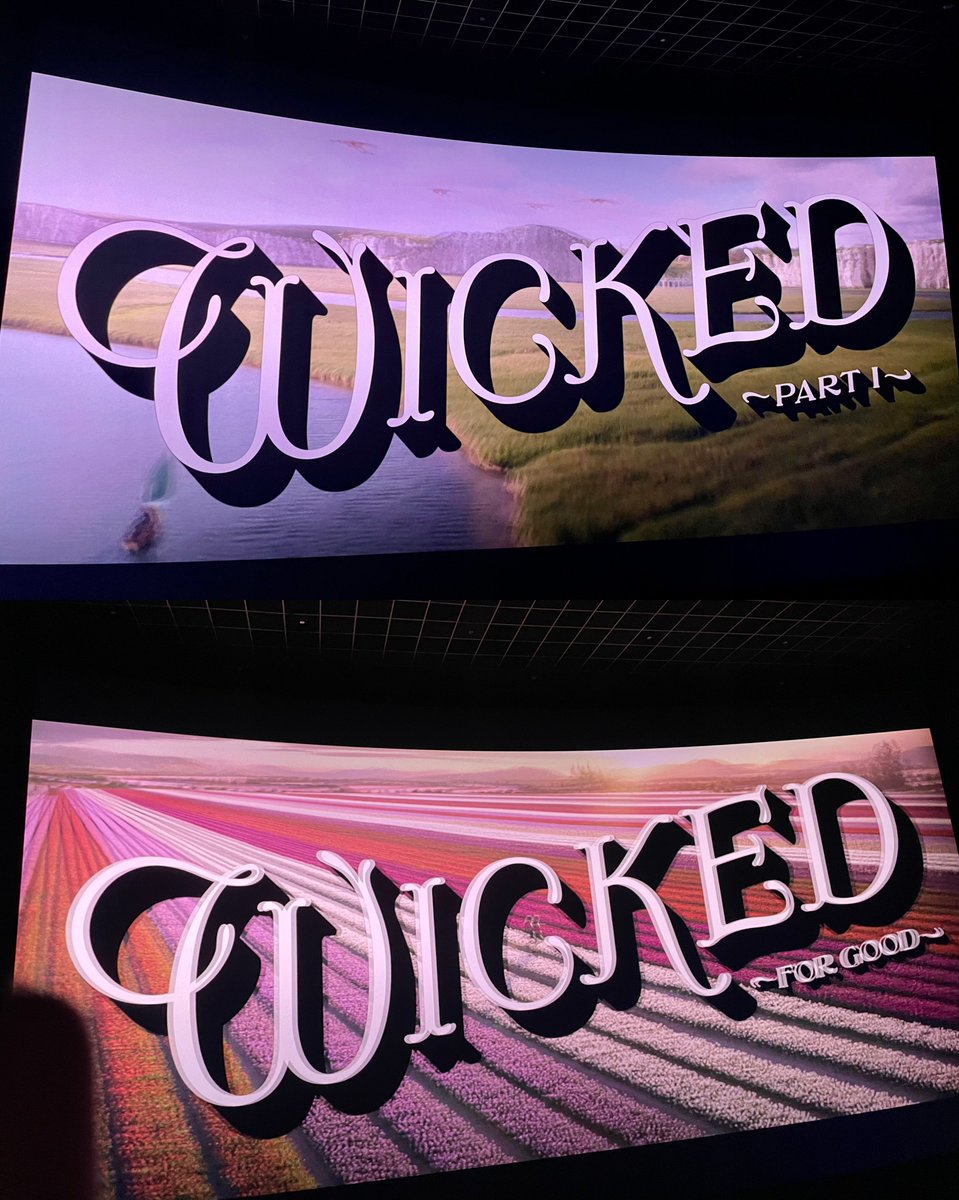 bloodlineprint's tweet image. wicked double feature you’ve been good to me