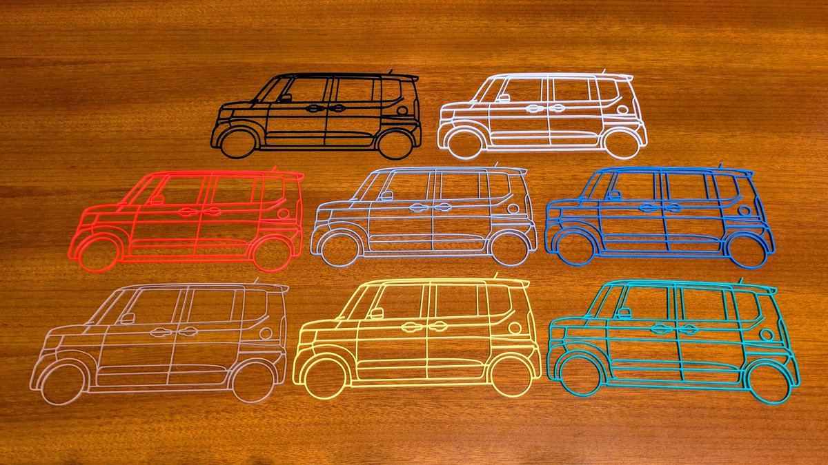 tanipochi3's tweet photo. #3Dプリンター
可愛い軽自動車🚗🚙の壁掛け装飾を
作ってみました。
#DAIHATSU #Move_Canbus
#HONDA #NBOX
#SUZUKI #SPACIA
あとオマケで
#TOYOTA #SPRINTER #TRUENO #AE86
いかがですか?😎
🛒メルカリ・ヤフオク https://t.co/sReZaBJujh
