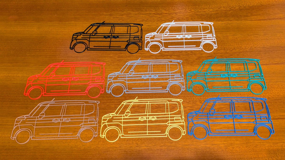 tanipochi3's tweet photo. #3Dプリンター
可愛い軽自動車🚗🚙の壁掛け装飾を
作ってみました。
#DAIHATSU #Move_Canbus
#HONDA #NBOX
#SUZUKI #SPACIA
あとオマケで
#TOYOTA #SPRINTER #TRUENO #AE86
いかがですか?😎
🛒メルカリ・ヤフオク https://t.co/sReZaBJujh