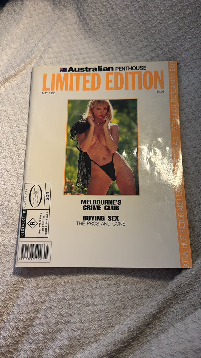 NickSpazzo's tweet photo. I am selling this magazine … whoever bids the best will take the offer … can do delivery too within Adelaide metro … thank you all https://t.co/6kUy06erS4