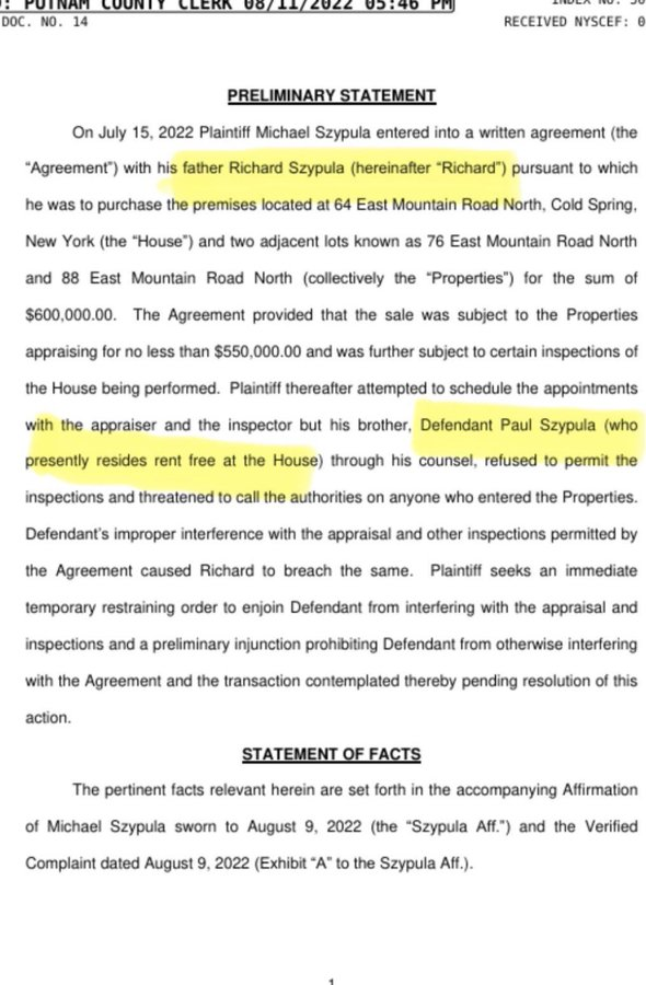 Brandon70567390's tweet photo. @Bubblebathgirl @harryjsisson And don't forget who Paul Antionio Szypula is. Your own brother filed a restraining order against you... https://t.co/XISt9rJAFj