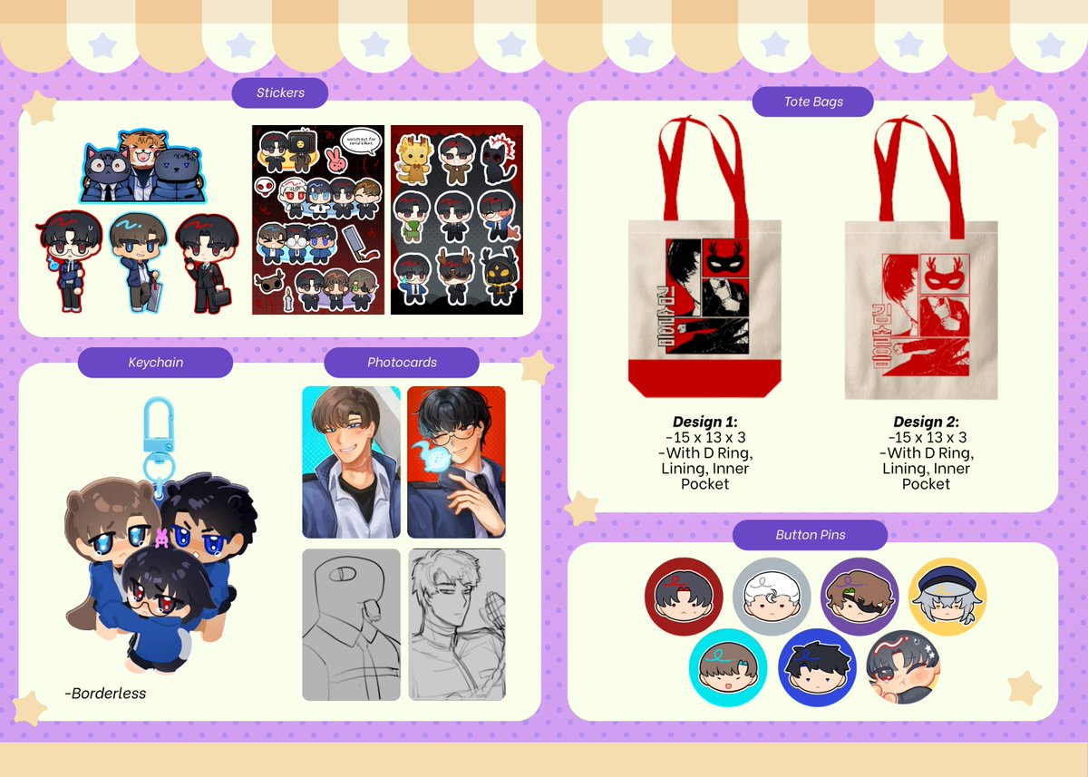 [🔄❤️ Appreciated]

Vantabone's #Cosmatsu2025 PO &amp; MO Form

📌 Nov 24 - Dec 1
✨ Event Pick-up &amp; Mail Order
✨ GSGW/GDCG, Limbus, Uma Musume
✨ You can get my older sticker designs as charms now!
✨ GOs please contact me first

🔗form.jotform.com/253263251321446

#CosplayMatsuri2025