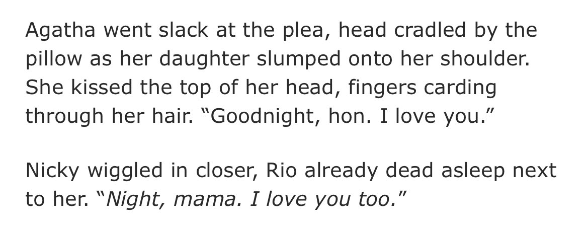 luthxrel's tweet image. nicky calling agatha mama and saying *i* love you is sooooo 😭🥹