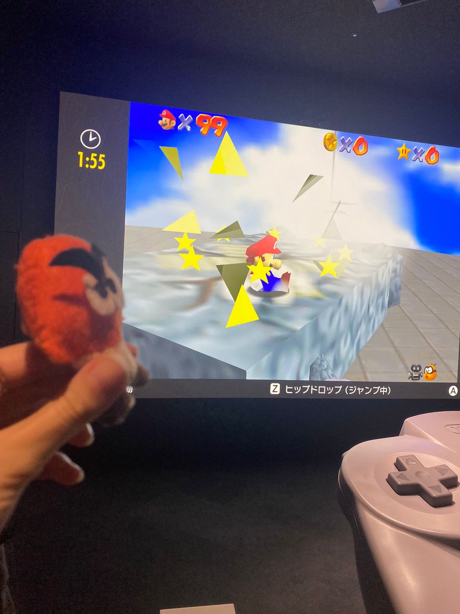 GoomzillaYT's tweet photo. Three Mario 64 challenges, three minutes - Whomp King, 50 coins and King Bowser! AND on a giant N64 controller that needs two people just to reach the buttons! Can anyone beat this!? https://t.co/fAfsMwEcsv