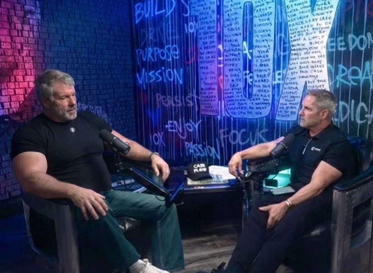 I just watched a YouTube video of Grant Cardone interviewing Michael Saylor,  and I learned a