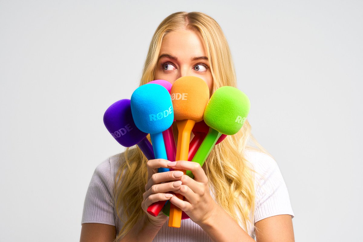 rodemics's tweet image. Pick a colour. Pick a vibe. There’s a mic for every mood this Bright Friday. Explore the full colour range at rode.com