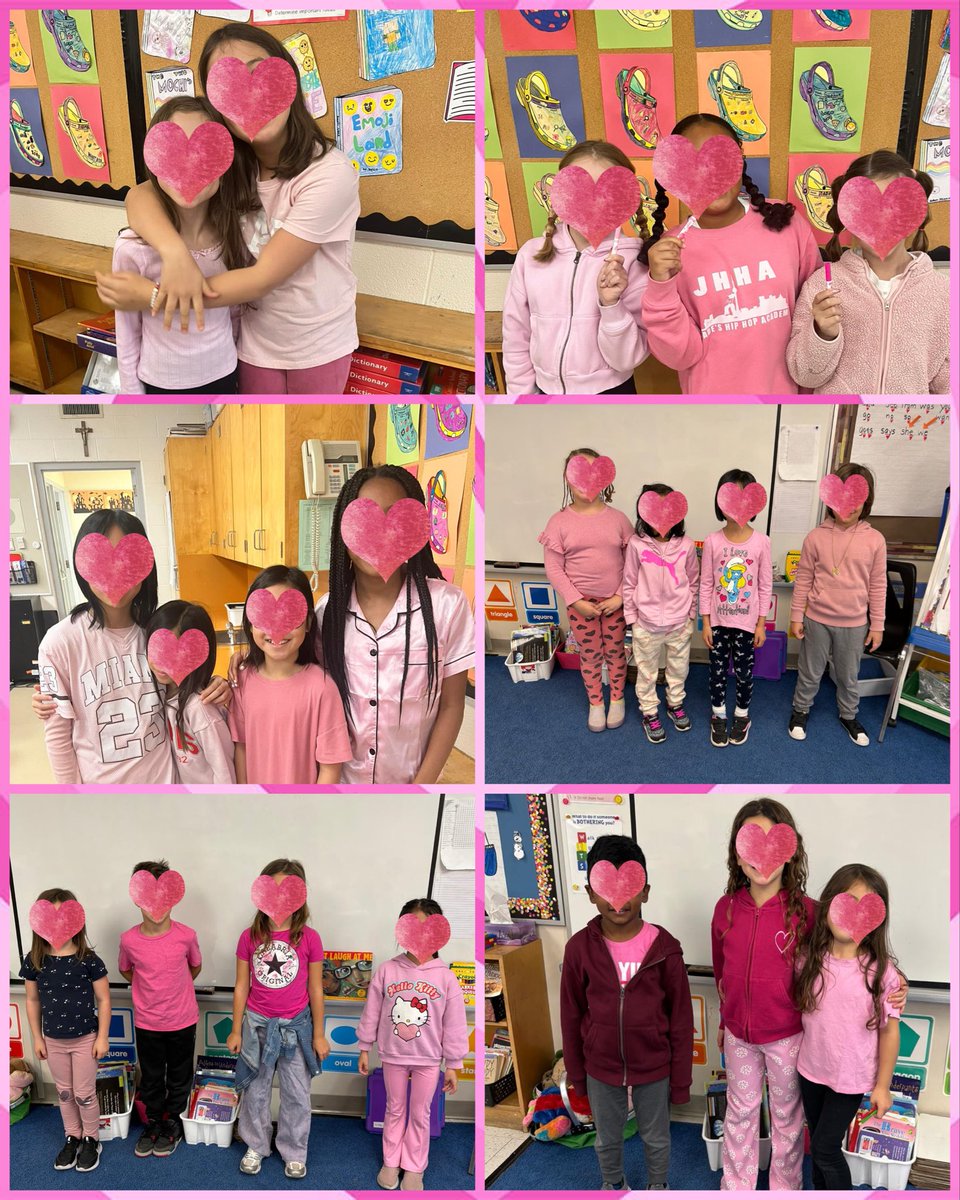 StClareDP's tweet image. 🩷On Friday we 💞 ρ𝕚𝕟𝕜𝕖𝕕 𝕠𝕦𝕥! 💗
Our school turned pink to show our commitment to standing up, speaking out, and spreading kindness every day. 💕#PinkOutDay #ChooseKindness