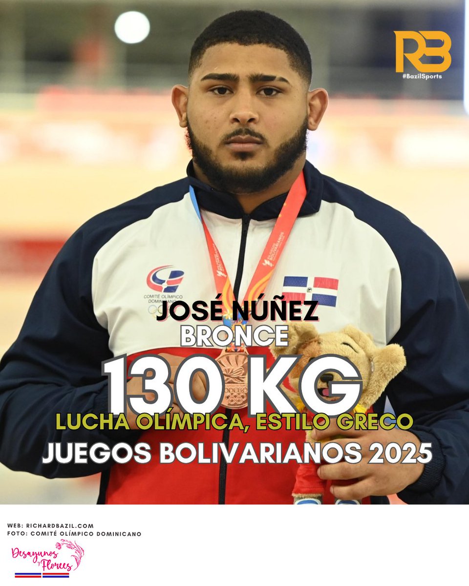Primeras medallas de la República Dominicana en los Juegos Bolivarianos 2025.

#bazilsports #bolivarianos2025