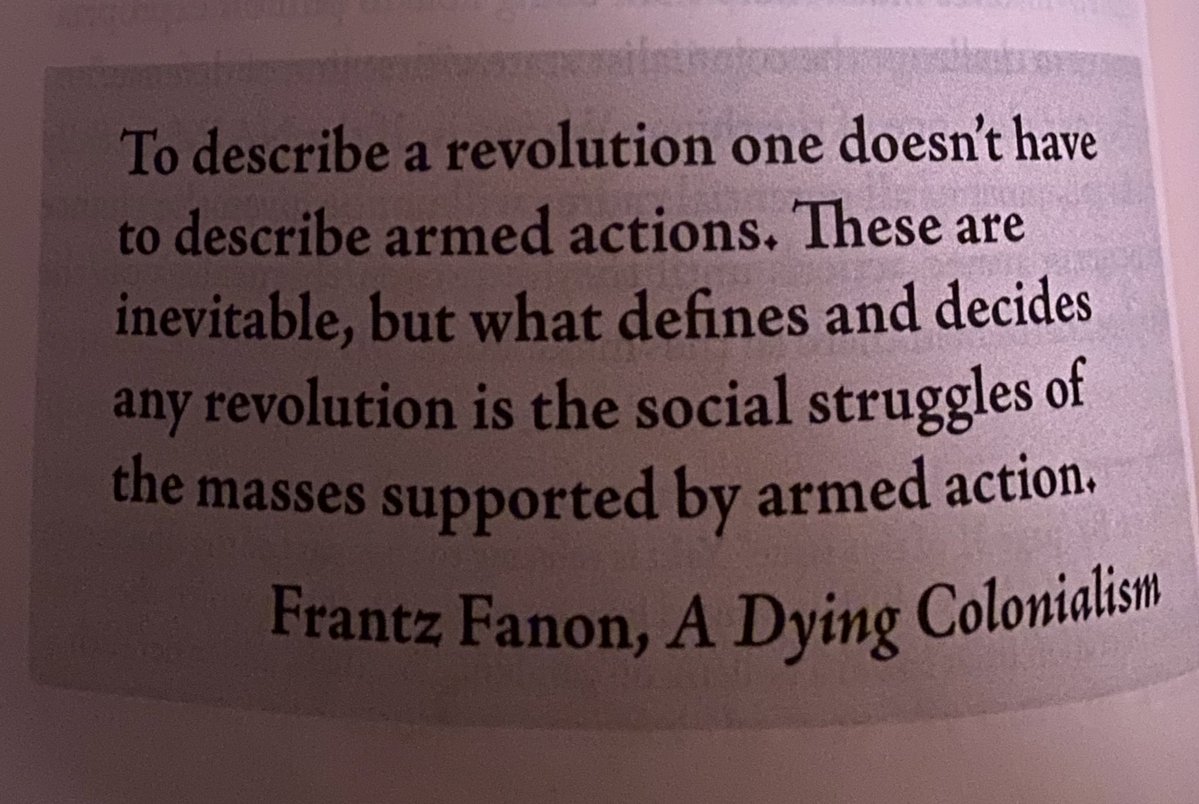 Fanon on the social struggles of the masses and revolution