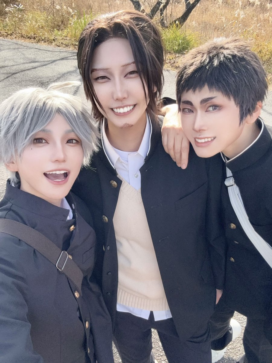 nanami_koropiyo's tweet image. 昨日は制服も出してきたよ
１日楽しくて時間足りなすぎた！
大好きな3年メンズ組と🐦‍⬛✨

 #烏野併せ251123