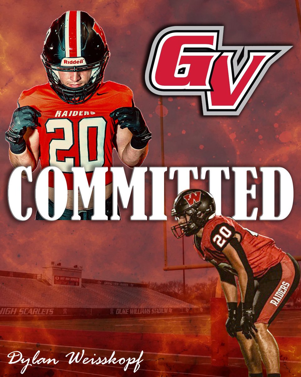 After a lot of consideration with my family I have decided to commit to Grandview!!! <a href="/CoachEJGVU/">EJ Peterson</a> <a href="/CoachFriz_GV/">Jackson Friz</a> <a href="/TMartin_Coach/">Tyler Martin</a> <a href="/ABlythe63/">Austin Blythe</a> <a href="/IAfootball_/">IAfootball</a>  <a href="/Burgstrength/">Williamsburg Strength & Speed</a> <a href="/GVVikingFB/">Grand View Football</a>