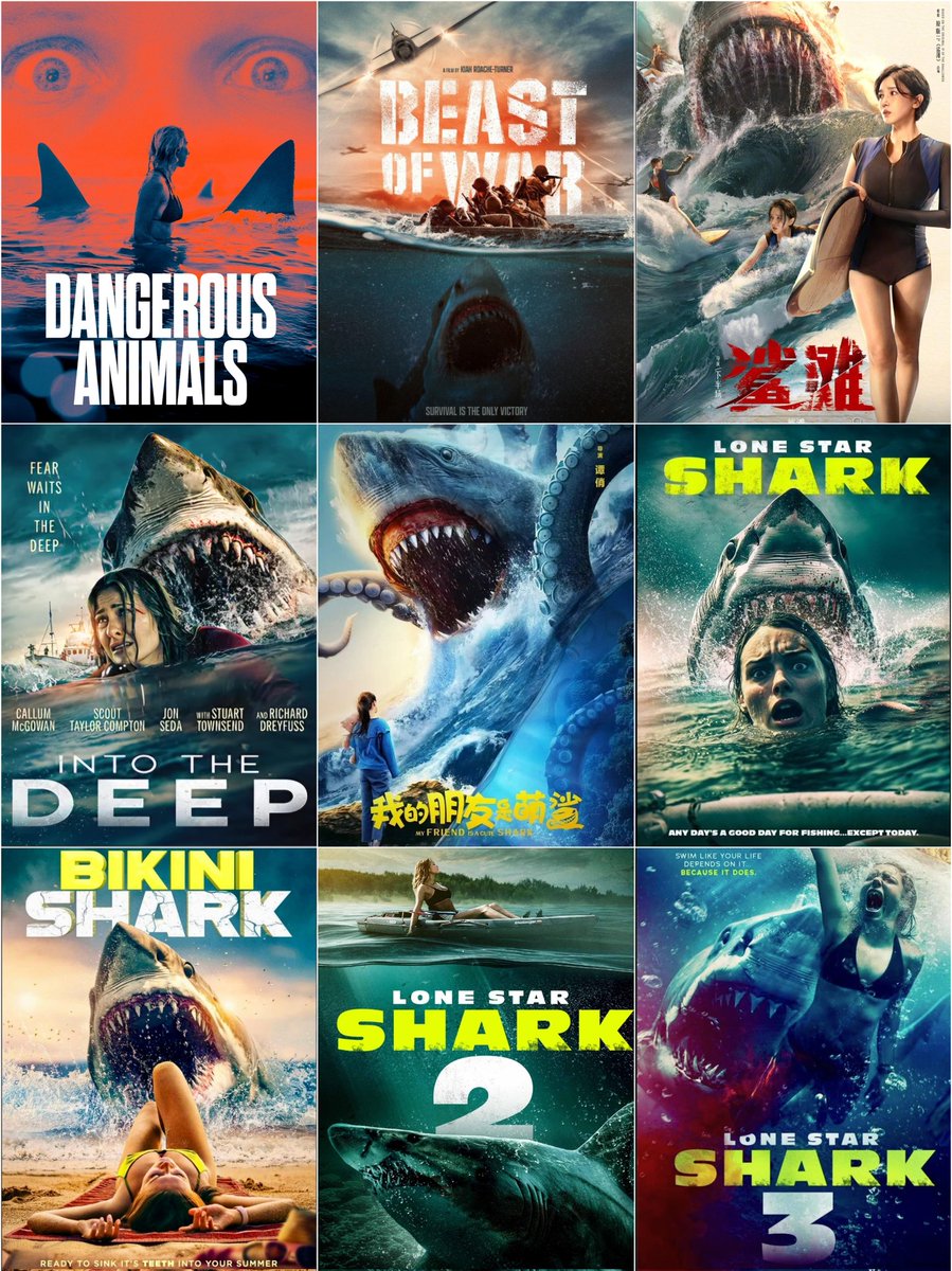 サメ映画オブザイヤー2025 番外編！🦈 今年リリースされた 日本未上陸