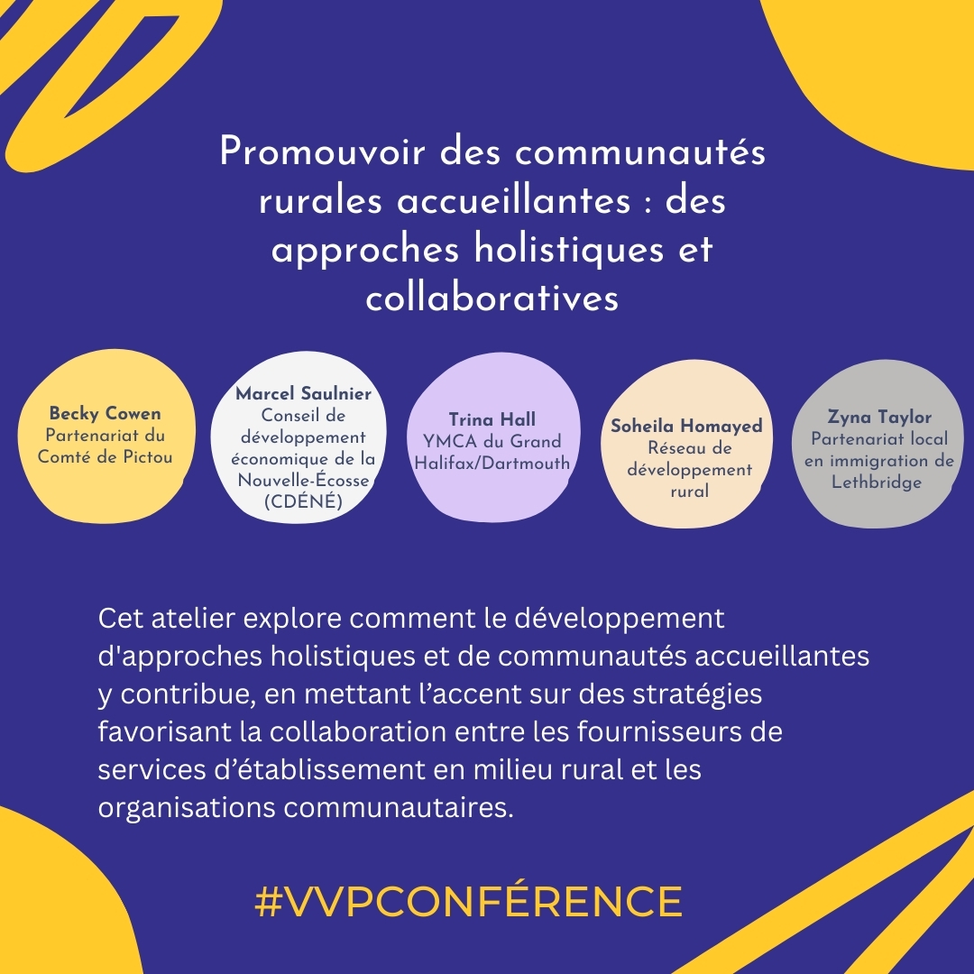 P2PConnects's tweet image. Promoting Welcoming Rural Communities: Holistic and Collaborative Approaches | Promouvoir des communautés rurales accueillantes : des approches holistiques et collaboratives
#P2PConference #VVPConference