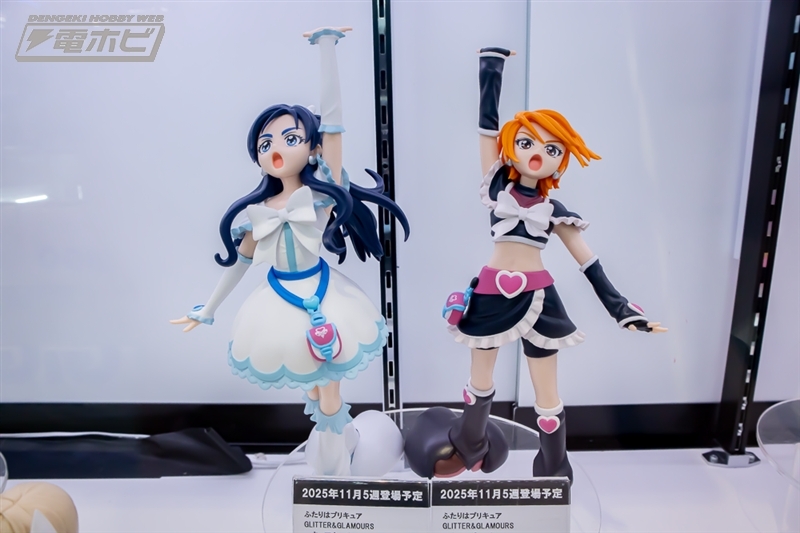 週末の話題】クレーンゲーム景品 フィギュア展示 ふたりはプリキュア