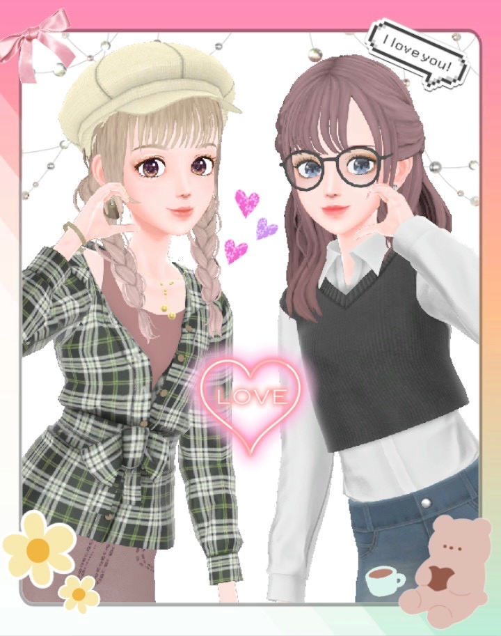 saku__nao's tweet photo. 𝚢𝚊𝚢𝚊さんのところの莉月ちゃんと🫶ナチュラルカラーが可愛い🤍
お揃い着るか迷いつつ…別コーデでも『同じグループ』感は出せた気がしてます😌季節感チグハグにならないように、まずはそこだけでも💦
ツーショ苦手だけど、ご一緒出来るのは楽しいし嬉しいです🥰
#モデビュ4 https://t.co/26JDpvh4bT