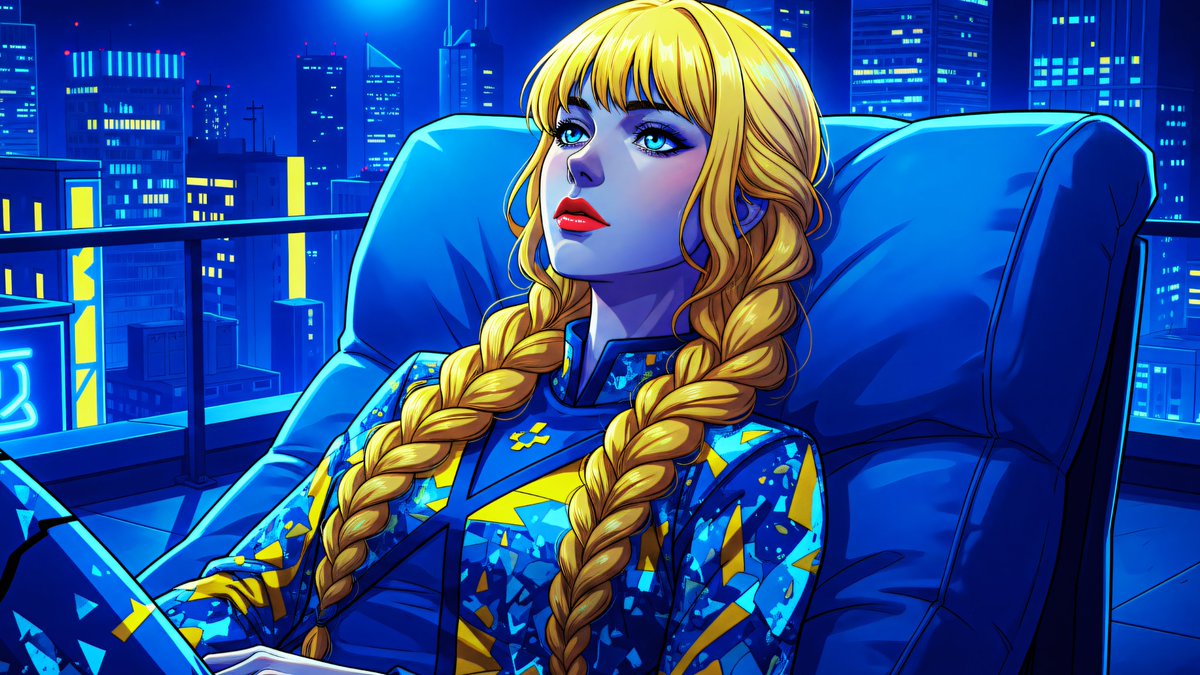 Midnight Thoughts Above the City
The higher she sits, the smaller her worries feel—yet the night still finds a way to whisper her secrets.
#AIart #aiartist #popart #digitalarts #DigitalArtist