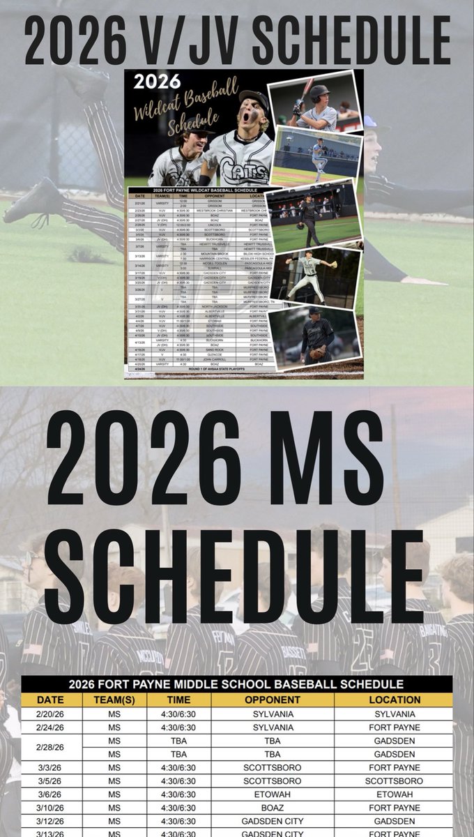 Fort Payne Baseball tweet media