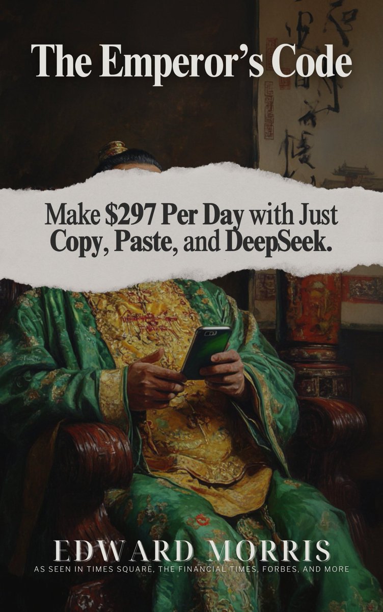 Tec_Read's tweet image. DeepSeek is free — and people are earning $297/day with it.

I made a $97 guide showing exactly how.
Today, it’s FREE.

Want it?

🐉 Like + comment “Jobs”
🐉 Follow me so I can DM you

Change your life — or stay the same.