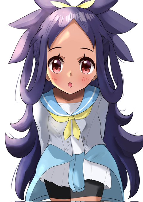 可愛いアイリスを描いたよ (素っ裸はPIXIVにどうぞ) #pokemon