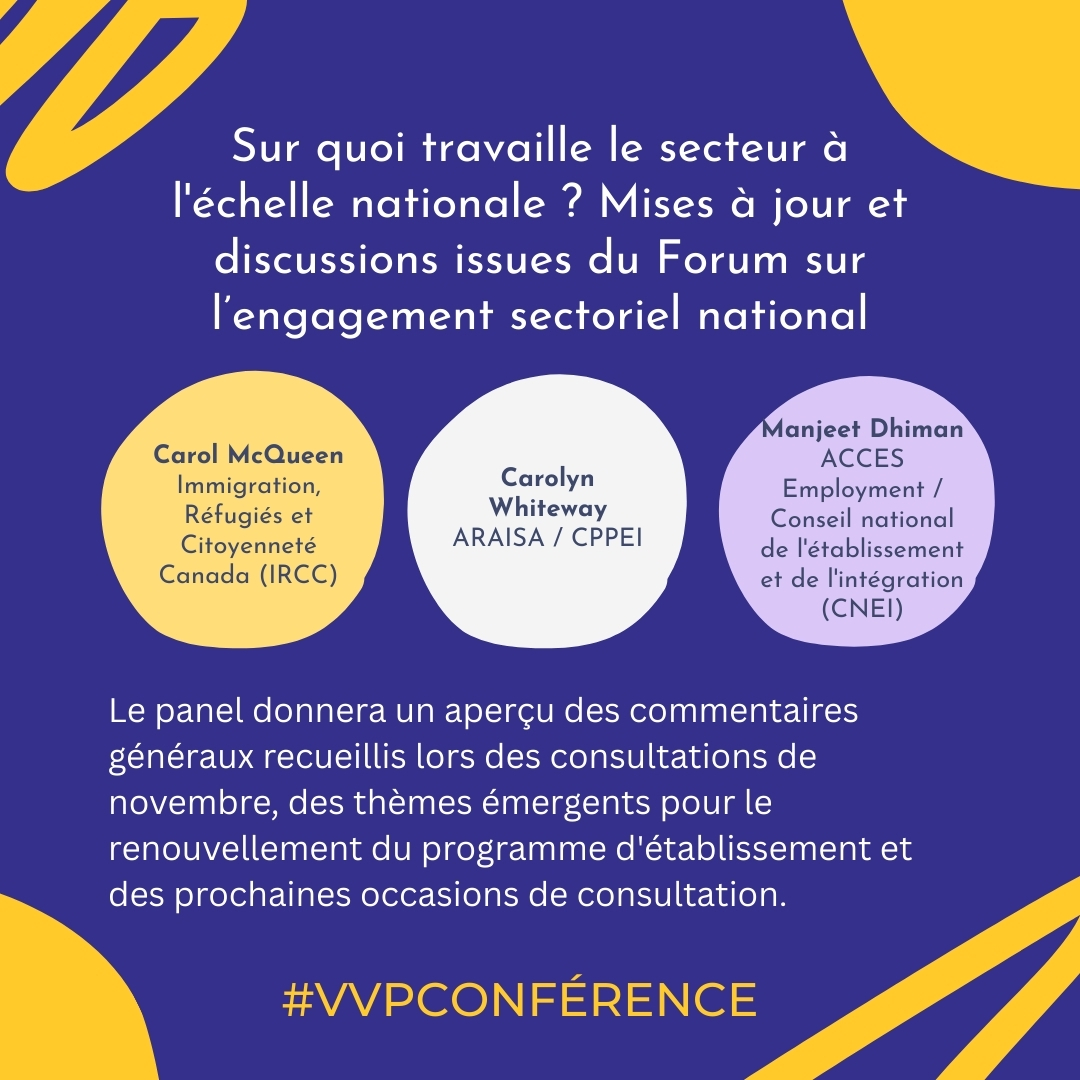 P2PConnects's tweet image. What is the Sector Working on Nationally? Updates and Discussions from the National Sector Engagement Forum | Sur quoi travaille le secteur à l&apos;échelle nationale ? Mises à jour et discussions issues du Forum sur l’engagement sectoriel national
#P2PConference #VVPConference