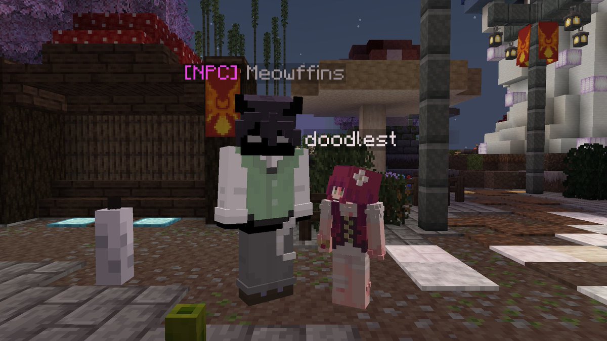 doidlest's tweet image. you sure have come a long way, juliet. welcome back, founder! or, i guess, maverick...    #fabledsmp 🍎