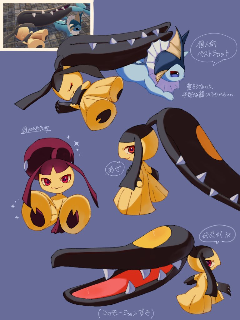 aru727247's tweet photo. #三連休はフォロワーさんが増えるらしい 
#ポケモン絵描きさんと繋がりたい 

好きポケとブイズ多めです❄️
最推しはシャワーズで、最近はクチートも描いてます！！片思いは3日💫 https://t.co/NDP6yeVs3z