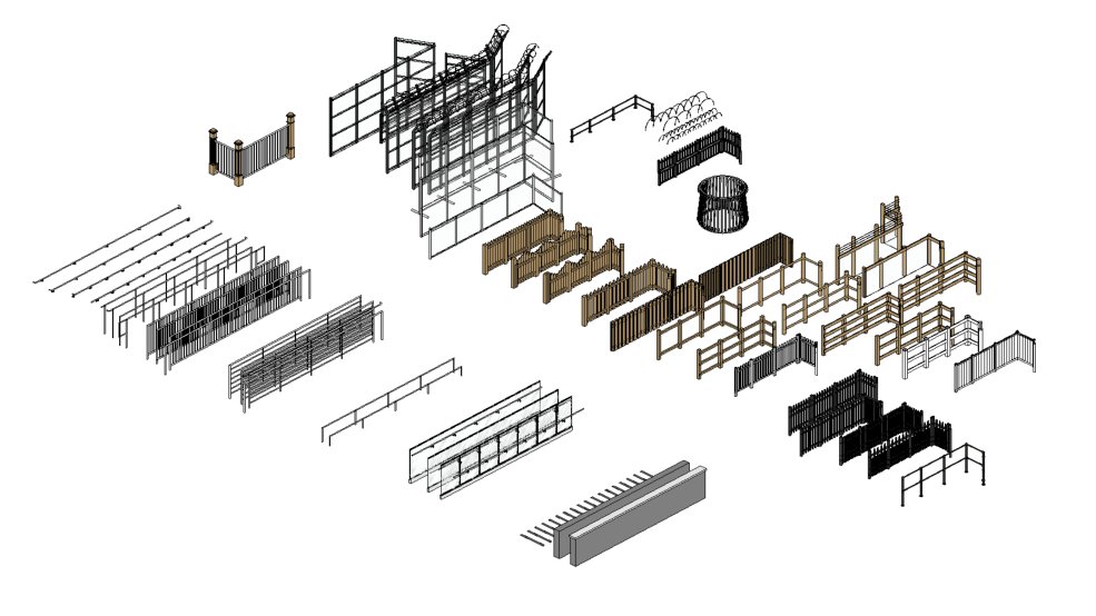 👀 64 different railing families so far... We plan to get this out by the end of December. Anyone who purchases our Bundle collection during Black Friday will get access. 😏