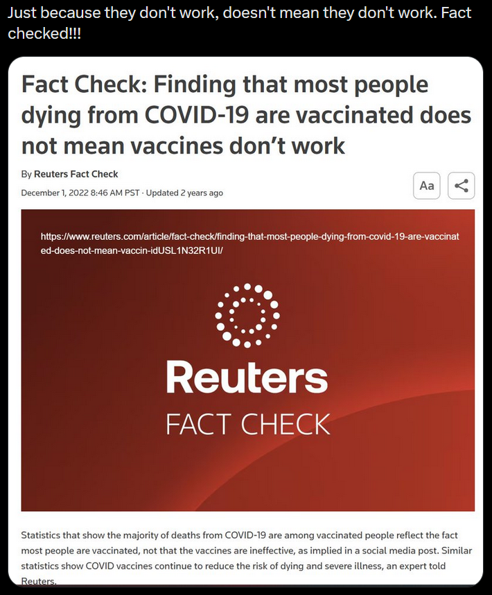 thelieisfalling's tweet image. I won&apos;t have to. I fought off the propaganda and did not inject myself with a useless and dangerous &quot;vaccine&quot; that does nothing.