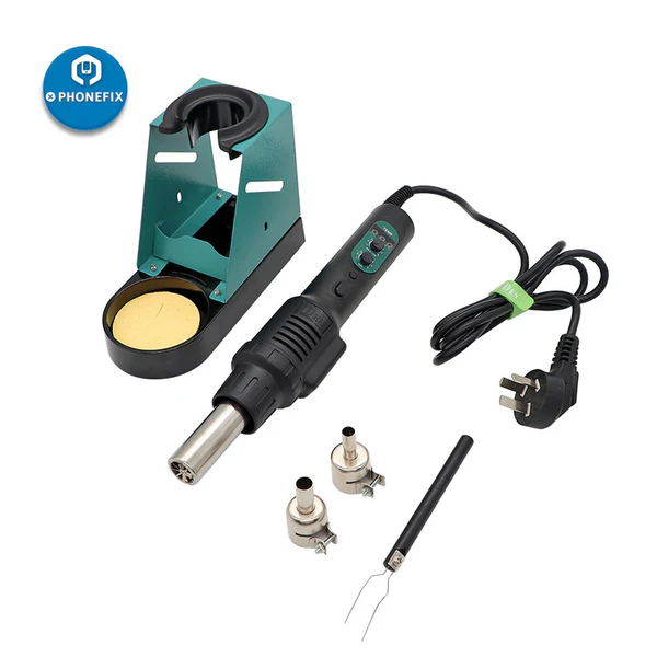vipprogrammer_'s tweet image. 560W DES 560B portable digital hot air gun for repairing mobile phones, electronic equipment and small electrical appliances. Fast heating, precise temperature control, sensor sleep.

#phonerepair #hotairgun #solderingstation #PCBrepair #ecufixtool #phonefix #mobile