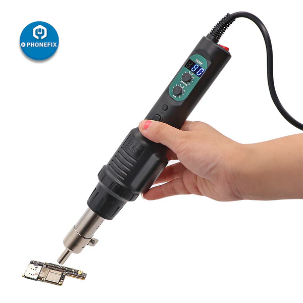 vipprogrammer_'s tweet image. 560W DES 560B portable digital hot air gun for repairing mobile phones, electronic equipment and small electrical appliances. Fast heating, precise temperature control, sensor sleep.

#phonerepair #hotairgun #solderingstation #PCBrepair #ecufixtool #phonefix #mobile