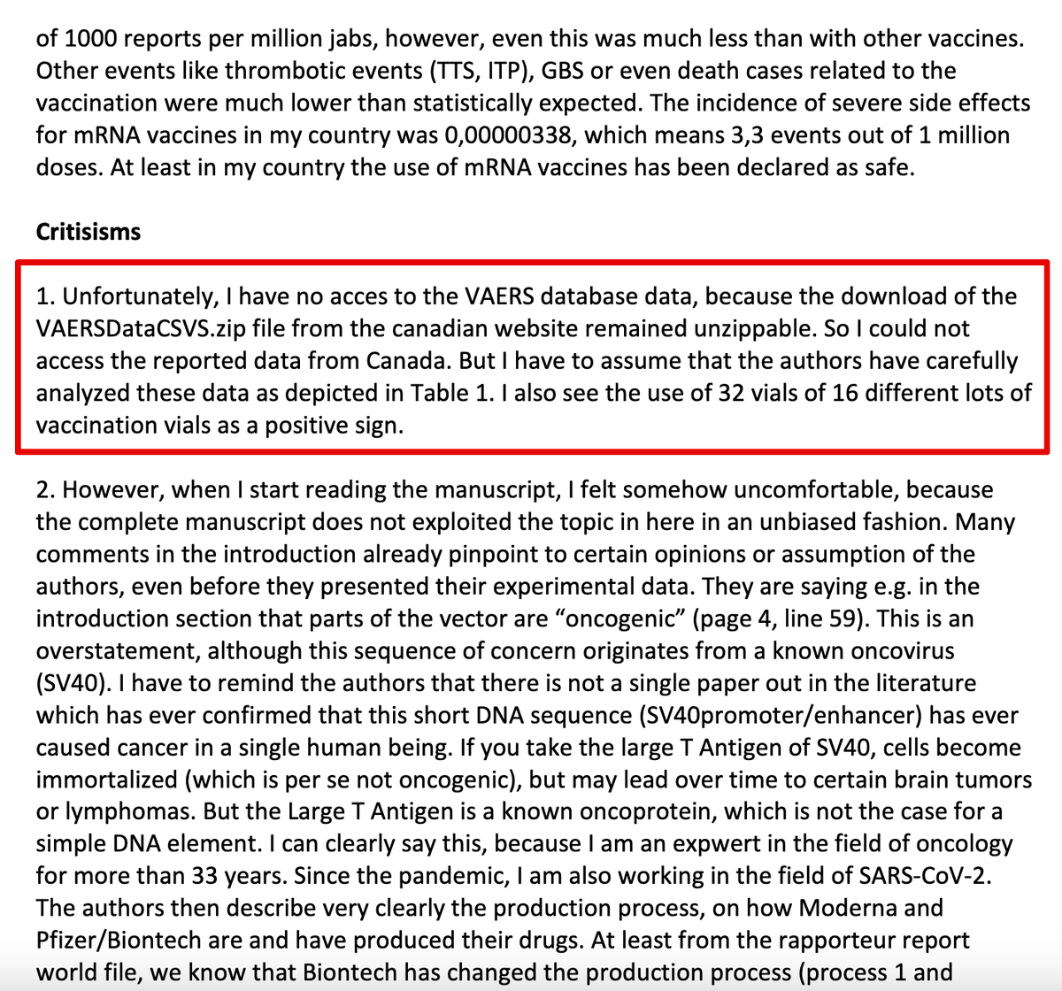 What!!!? 

Hey <a href="/RetractionWatch/">Retraction Watch</a> did you seriously ask someone who does not even know how to open the VAERS ZIP file to review this paper? 

Is this some kind of a joke? 🤣🤣🤣🤣🤣

<a href="/Jikkyleaks/">Jikkyleaks 🐭</a> 
<a href="/carl_jurassic/">Jurassic Carl 🦖🐭</a> 
<a href="/welcometheeagle/">WelcomeTheEagle</a> 
<a href="/OpenVAERS/">OpenVAERS</a> 
<a href="/JesslovesMJK/">Jessica Rose 🤙</a> 

retractionwatch.com/wp-content/upl…