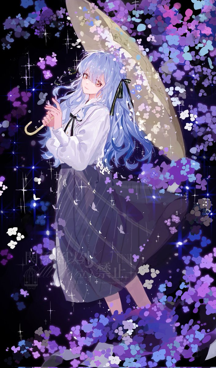 jilanzhijing's tweet image. #bandoriart #豊川祥子 💙💞
