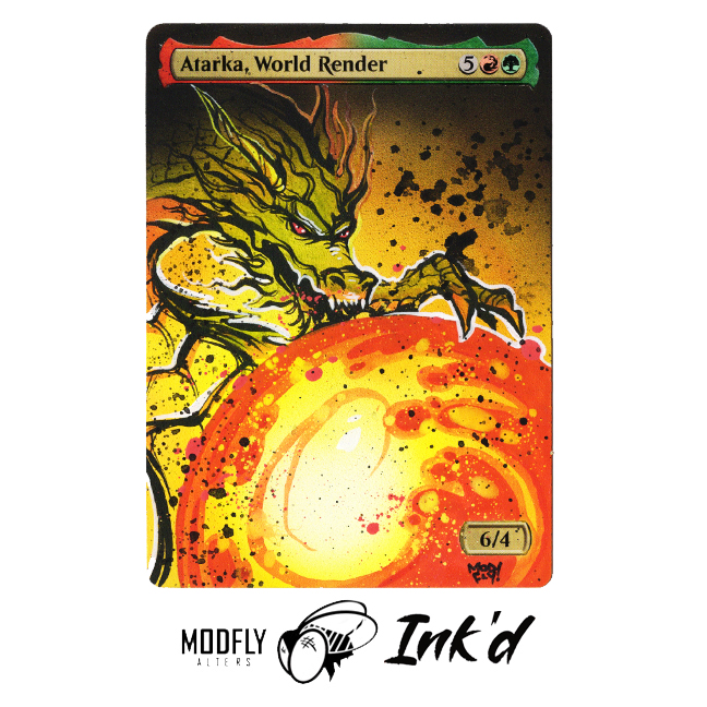 Modflyalters's tweet image. Ink&apos;d Atarka!
24 hour auction here:
ebay.com/itm/1367792962…