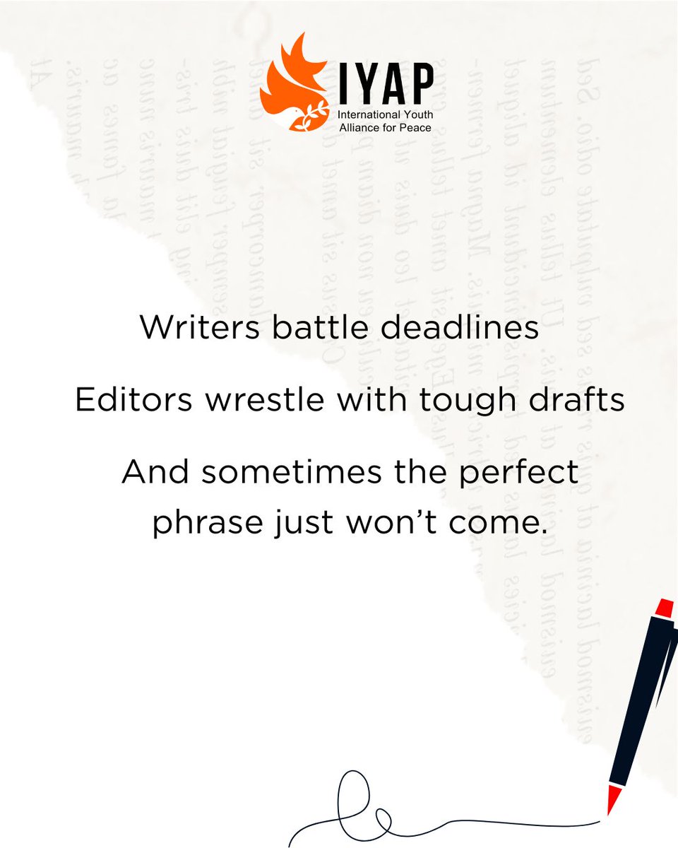 IYAP_org's tweet image. Blogging isn&apos;t easy. Deadlines, tough edits, elusive words—but that&apos;s what makes us better.
Applications open. Ready to grow? 🚀
Apply: bit.ly/bc_team
#BloggersCollective #WritingJobs #NowHiring
