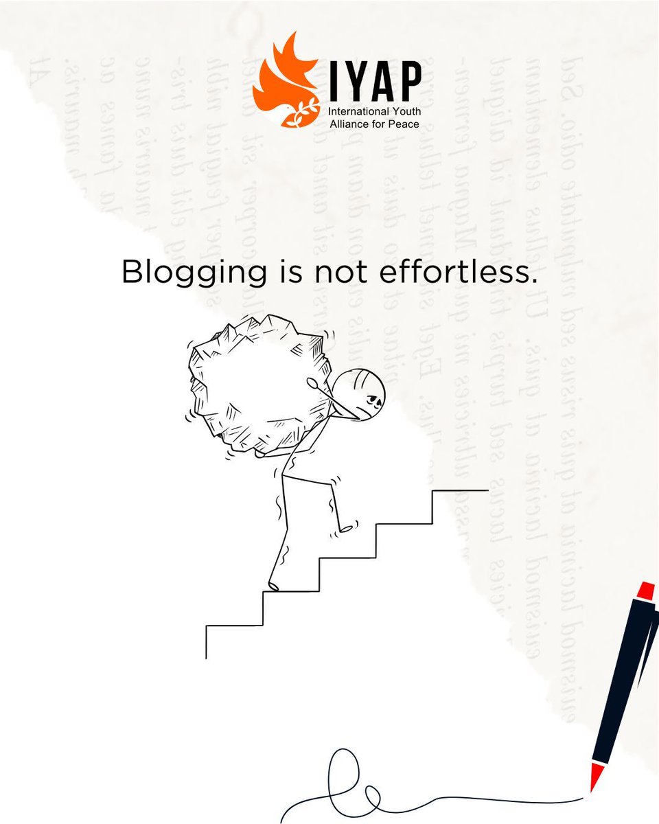 IYAP_org's tweet image. Blogging isn&apos;t easy. Deadlines, tough edits, elusive words—but that&apos;s what makes us better.
Applications open. Ready to grow? 🚀
Apply: bit.ly/bc_team
#BloggersCollective #WritingJobs #NowHiring