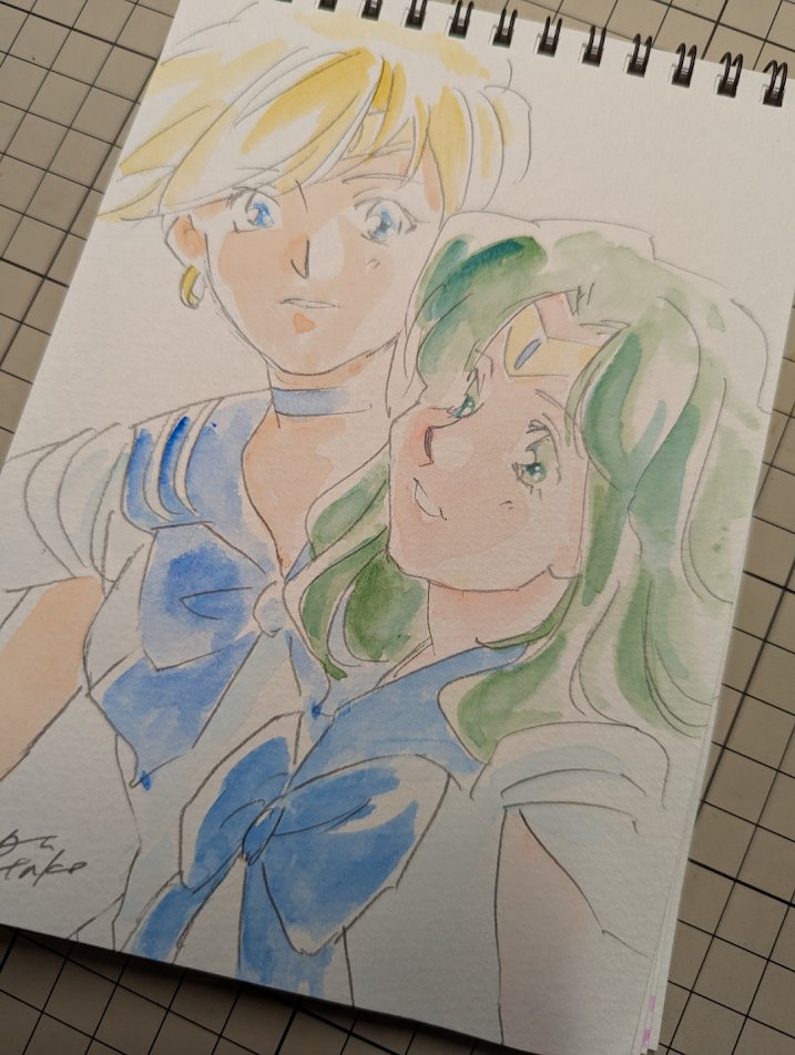 otutomo_yu's tweet image. 100均スケブというので最近は遊んでおります
 #三連休はフォロワーさんが増えるらしい