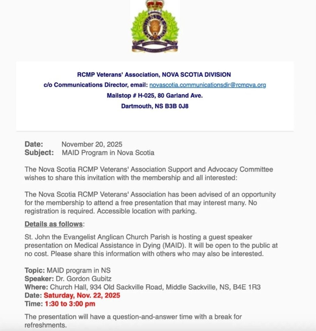 This is Canada's solution to vets who served their country with PTSD and war injuries. Your government hates you.