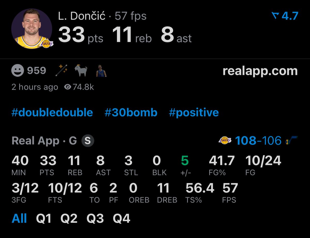 realapp's tweet image. Luka Doncic ties Russell Westbrook for the most 30/10/5 games by a guard since 1965.