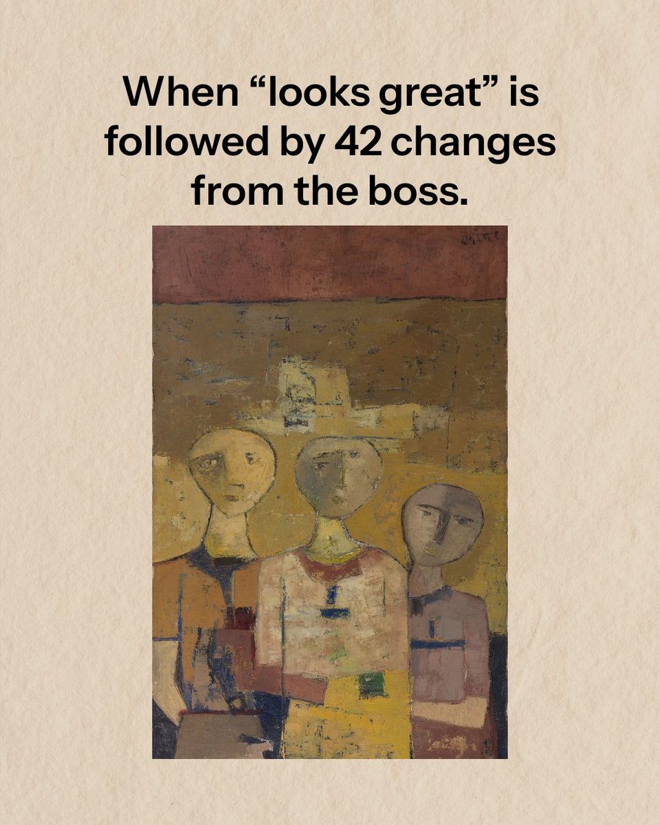 And somehow it’s all ‘urgent’ 😭

Artwork:
Untitled (Trio)

#MondayMotivation #Mondays #Art #CorporateLife