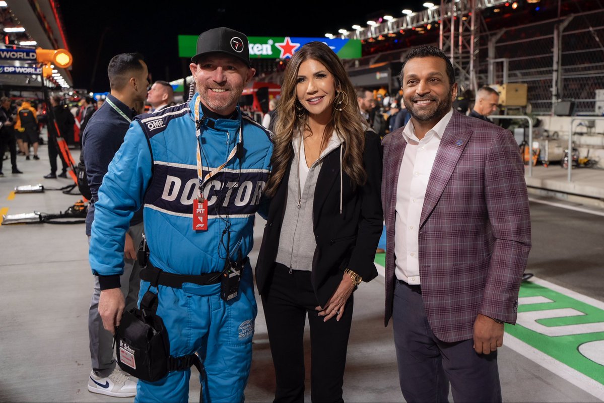 TheRealThelmaJ1's tweet image. Nice, taxpayers paid for another private jet trip and  vacation for Kristi Noem and Kash Patel.  Vegas Grand Prix baby!
