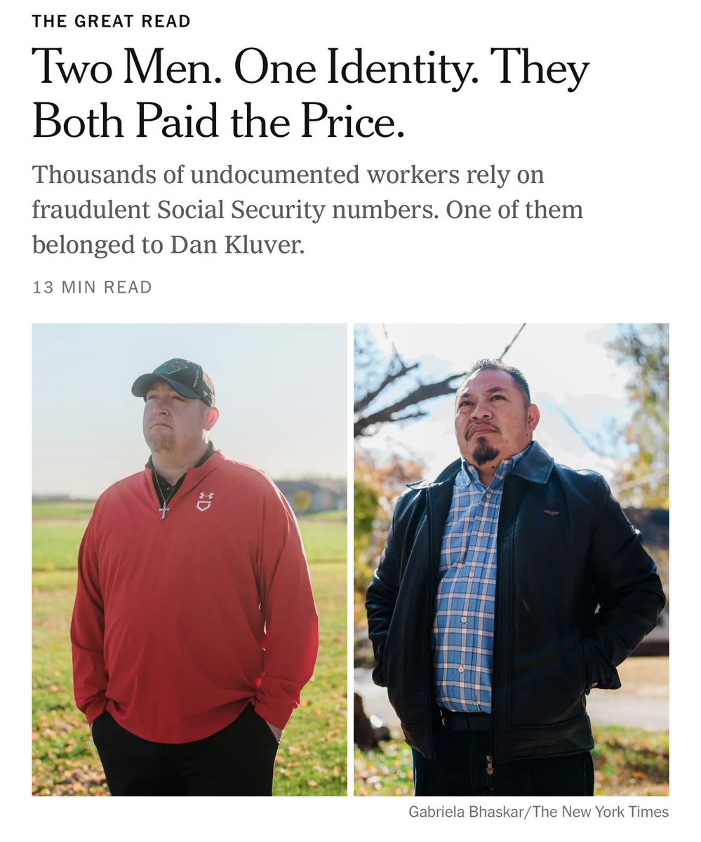 One man is an American who lost tens of thousands of dollars after his identity got stolen.

The other man—who stole the first man’s identity—is an illegal immigrant with multiple arrests, several DUIs, and three deportations.

The New York Times thinks they’re both victims.