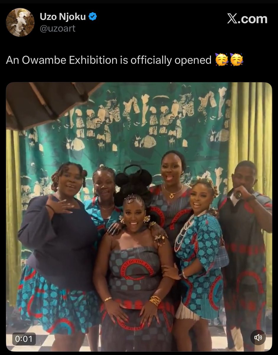 aniky_bee's tweet image. Dear Uzo Njoku,

I like as you later turn the Exhibition to Photoshoot. You just graduated from Ronú school of "Ọmọ Alailẹkọ".

I also want to say thank you for not daring us, at least the fear was instilled in your insultive self that you couldn't even drop the location. We…