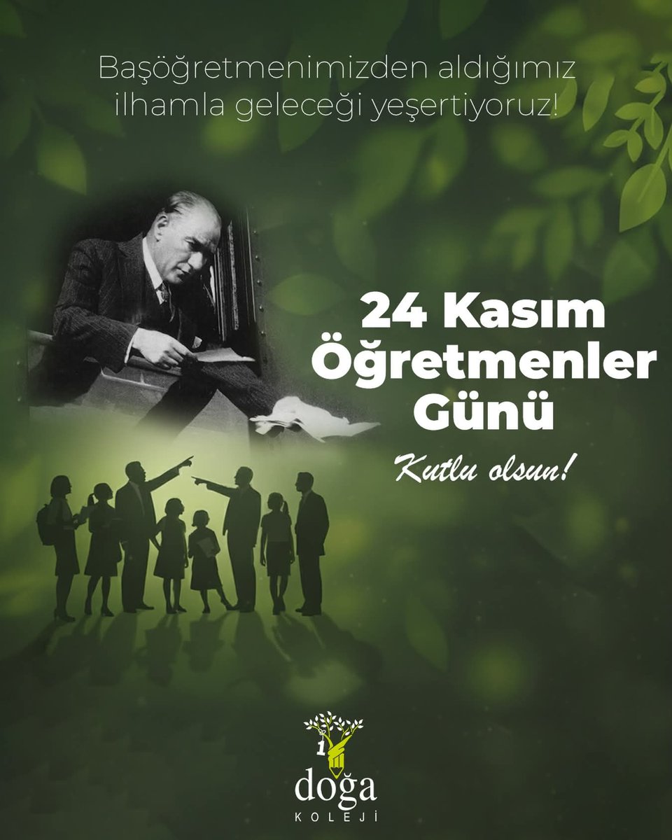 kekilli_h's tweet image. Attığımız her adımda iziniz var. 💚
Her günümüz sizinle daha değerli. 🧡
24 Kasım Öğretmenler Günü kutlu olsun! 👩‍🏫👨‍🏫 #DoğaKolejinde24Kasım